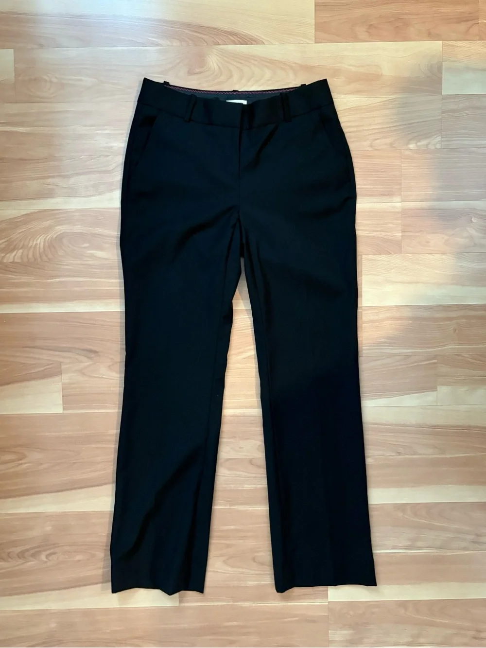 J. Crew NEW Black 100% Wool Hutton Trouser Pants Size 2P Business Casual Career